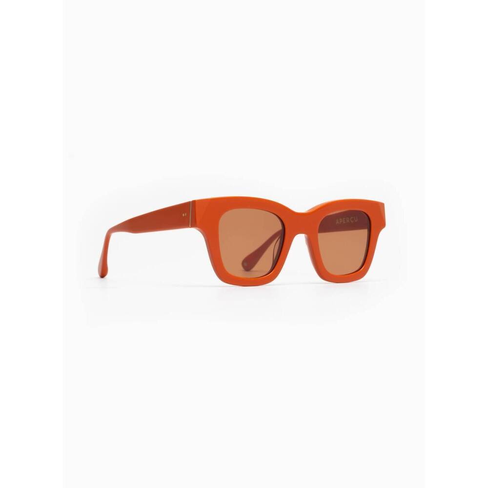 NEW APERÇU EYEWEAR women's le carré sunglasses in citrouille
